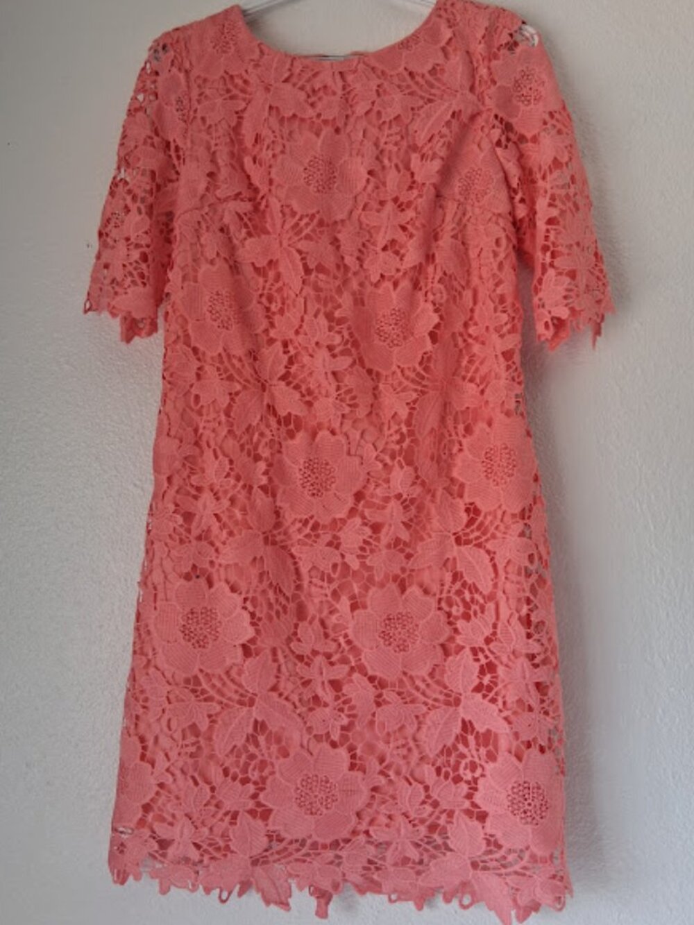 Madison Leigh women's size 12 pink floral lace dress